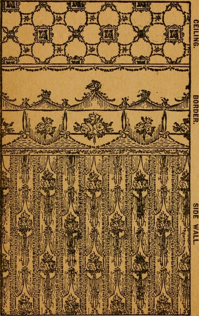 An illustration from Wall paper., 1900, leaf 47