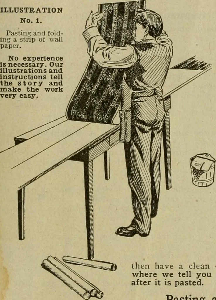 An illustration from Wall paper., 1900, leaf 5