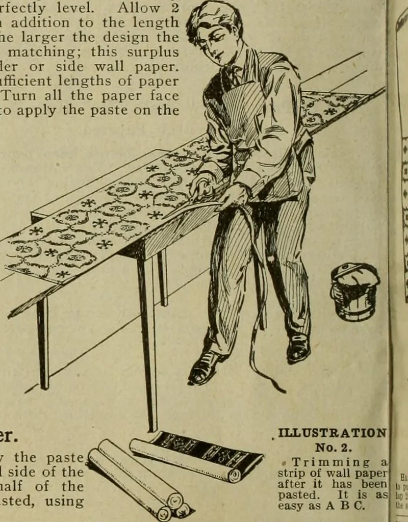 An illustration from Wall paper., 1900, leaf 5