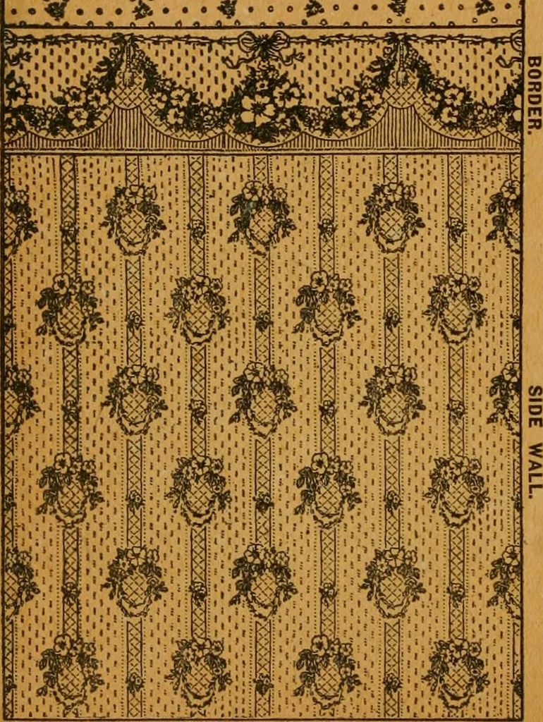 An illustration from Wall paper., 1900, leaf 51