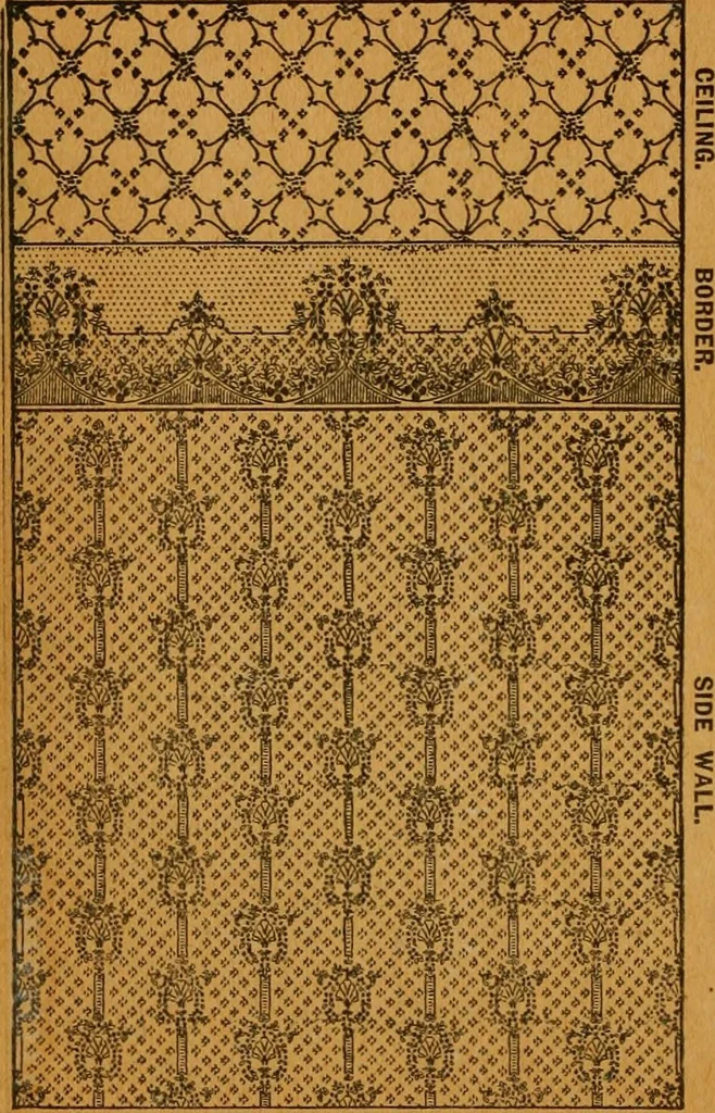An illustration from Wall paper., 1900, leaf 53