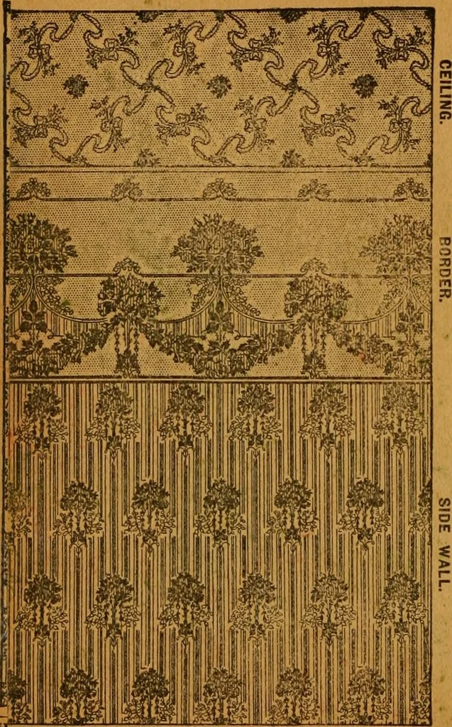An illustration from Wall paper., 1900, leaf 55