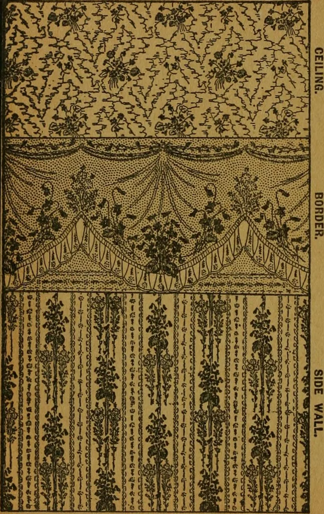 An illustration from Wall paper., 1900, leaf 59