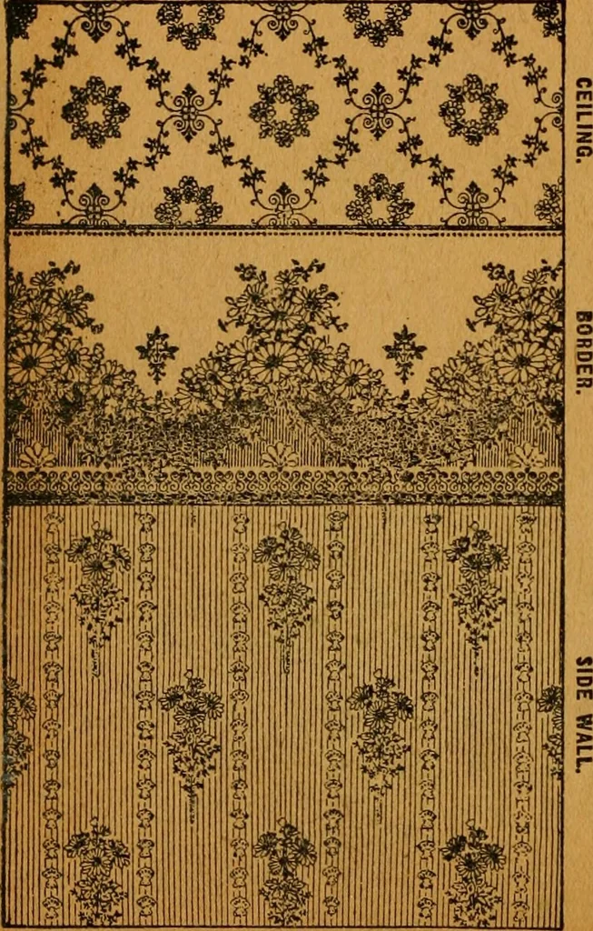 An illustration from Wall paper., 1900, leaf 61