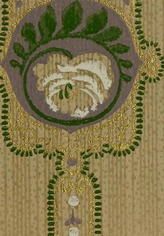 An illustration from Wall paper., 1900, leaf 64