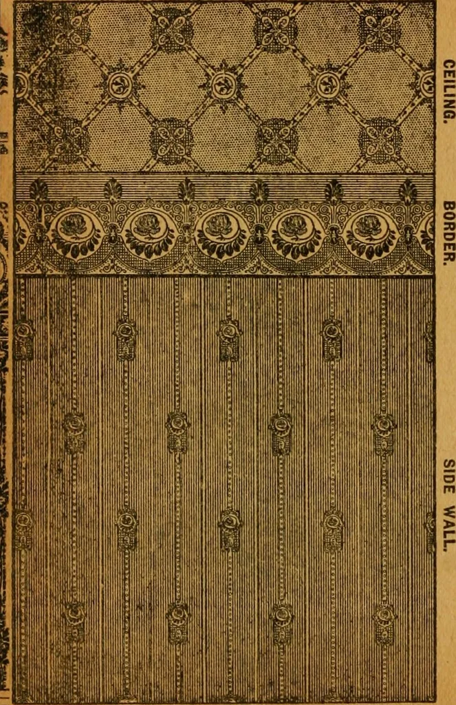 An illustration from Wall paper., 1900, leaf 65