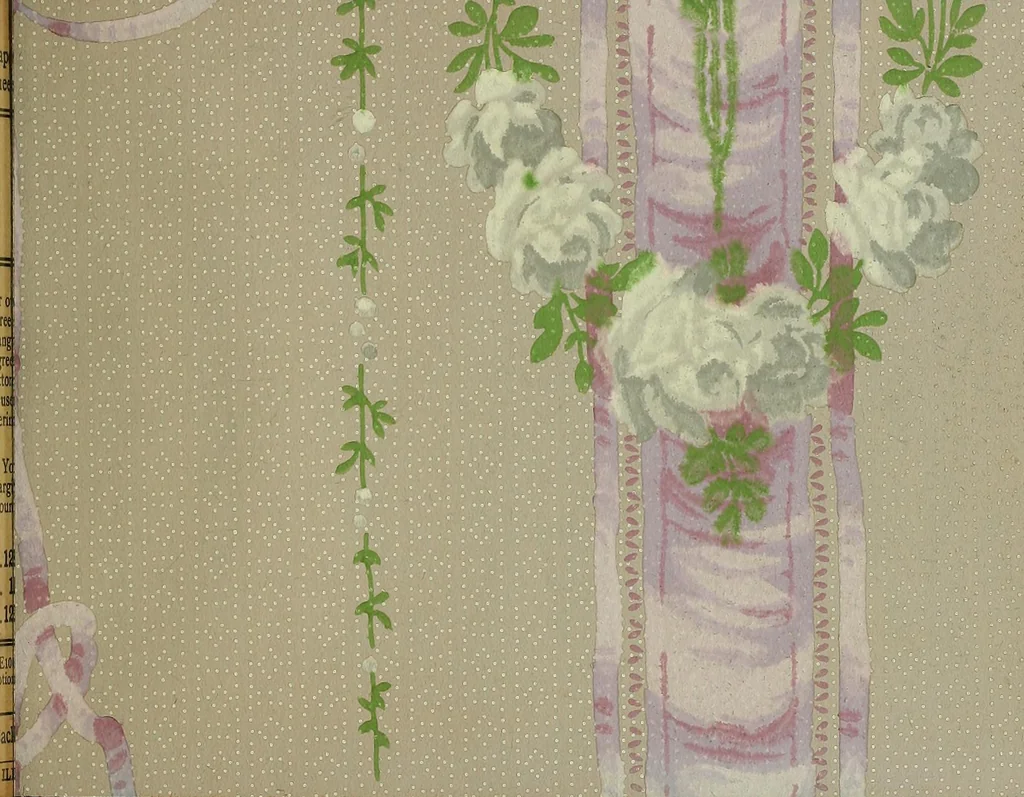 An illustration from Wall paper., 1900, leaf 66
