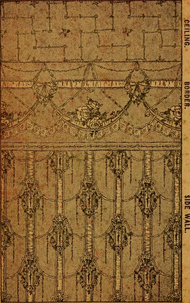 An illustration from Wall paper., 1900, leaf 67