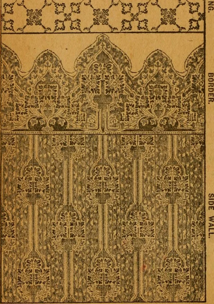 An illustration from Wall paper., 1900, leaf 69