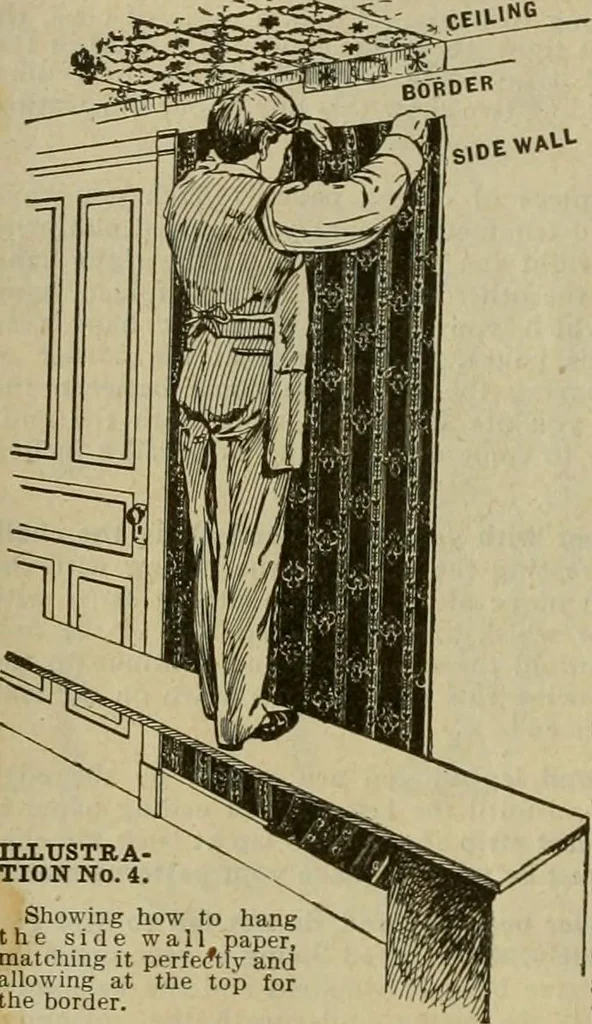 An illustration from Wall paper., 1900, leaf 7