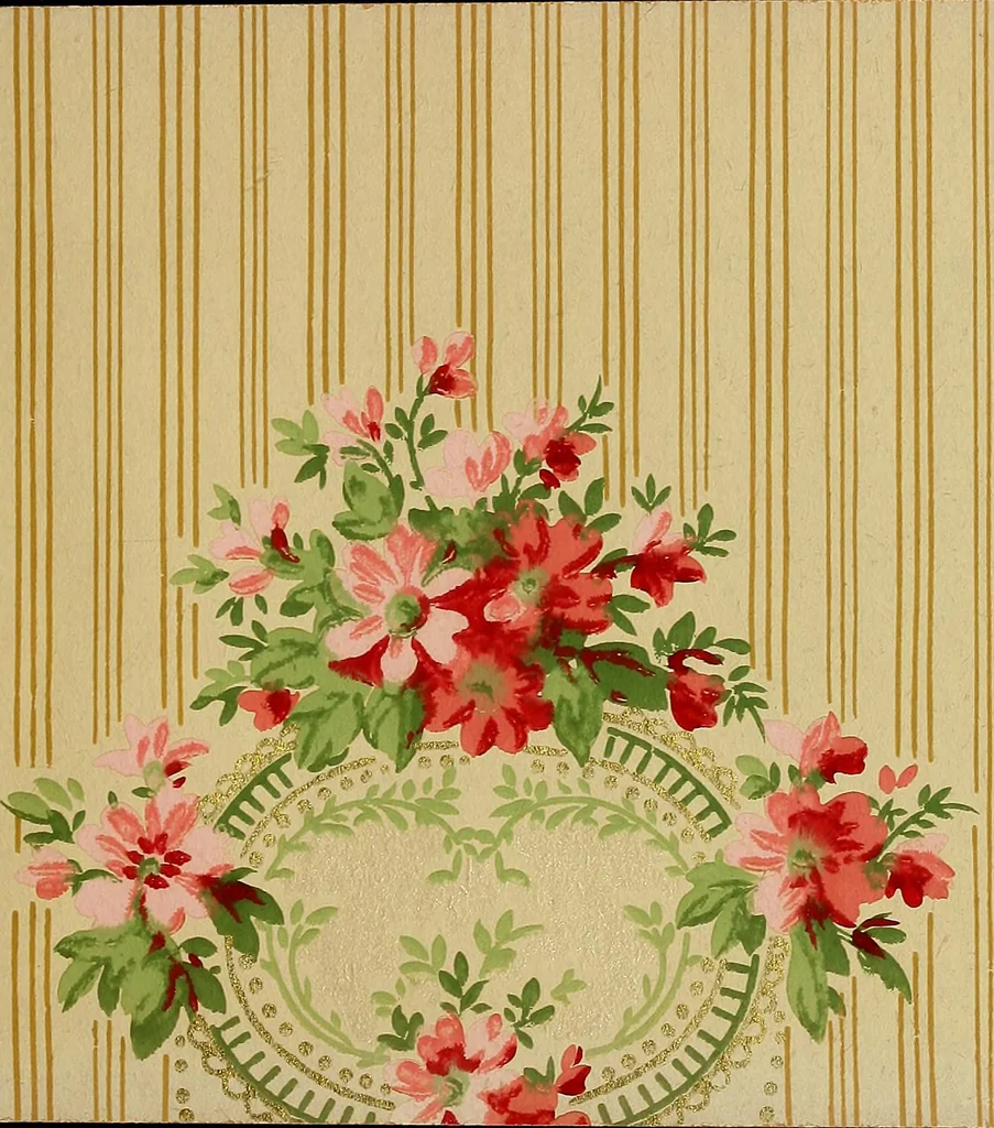 An illustration from Wall paper., 1900, leaf 70