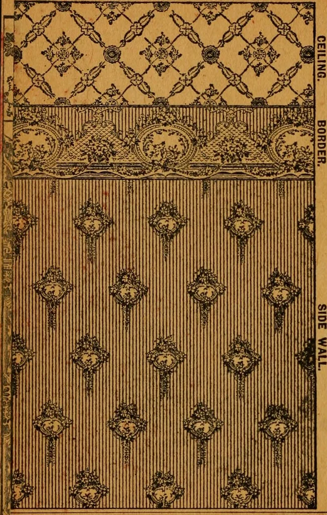 An illustration from Wall paper., 1900, leaf 71