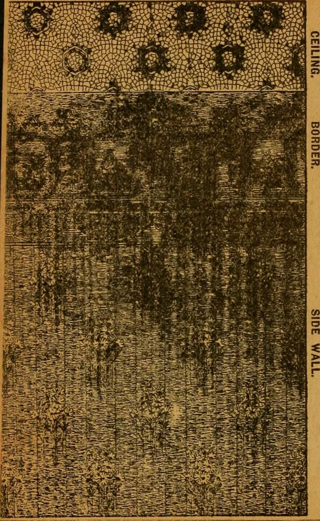 An illustration from Wall paper., 1900, leaf 75