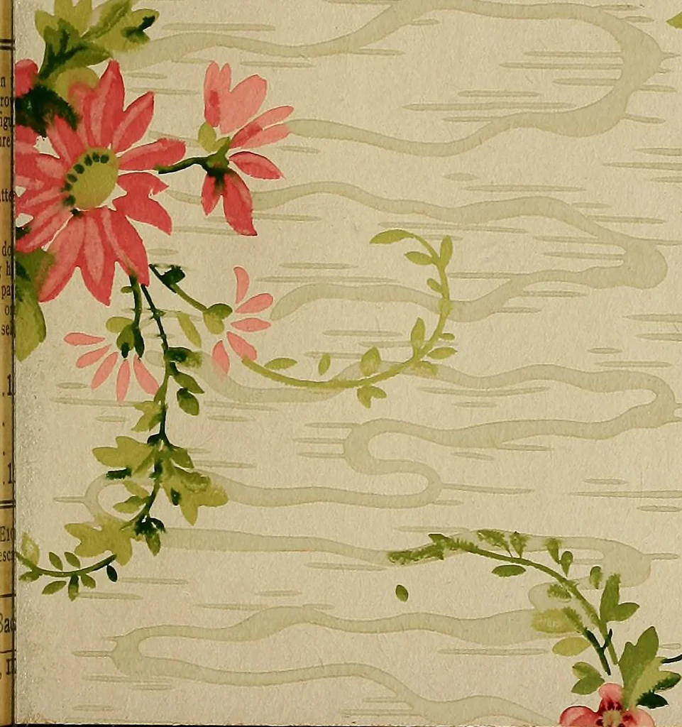 An illustration from Wall paper., 1900, leaf 82