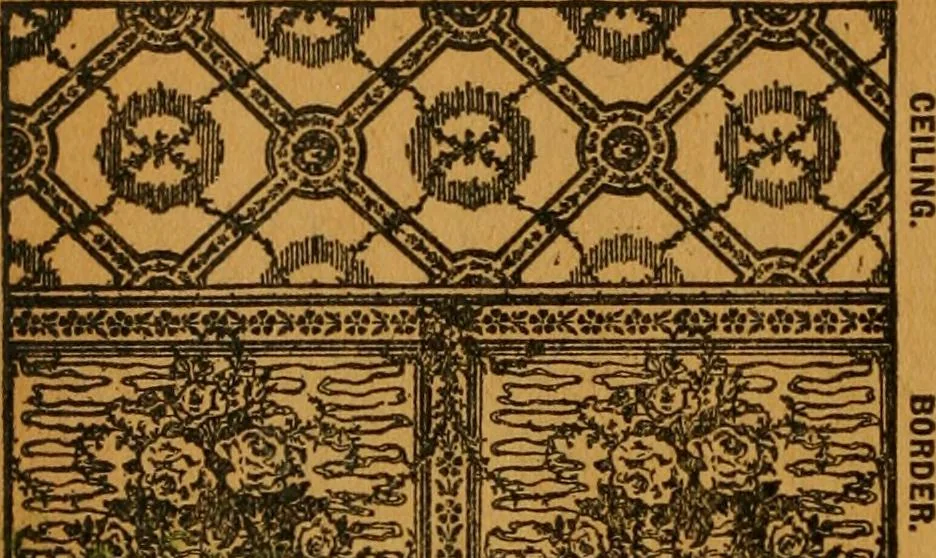 An illustration from Wall paper., 1900, leaf 83