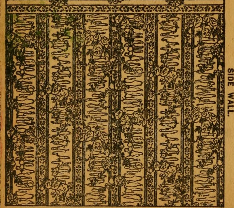 An illustration from Wall paper., 1900, leaf 83