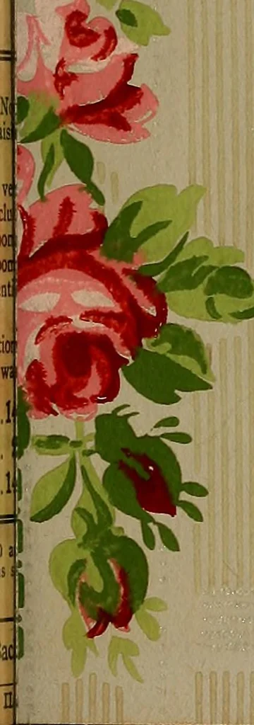An illustration from Wall paper., 1900, leaf 84