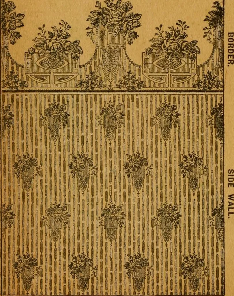 An illustration from Wall paper., 1900, leaf 85