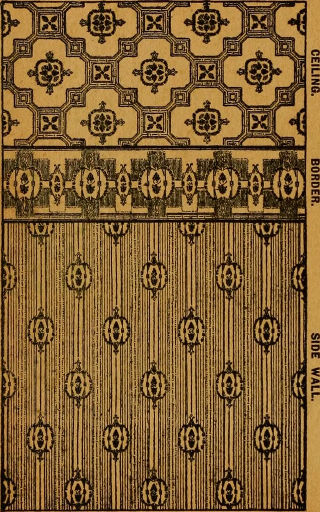 An illustration from Wall paper., 1900, leaf 87