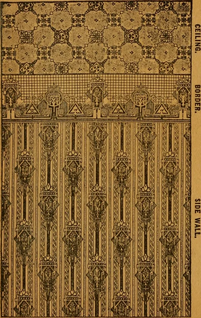 An illustration from Wall paper., 1900, leaf 89