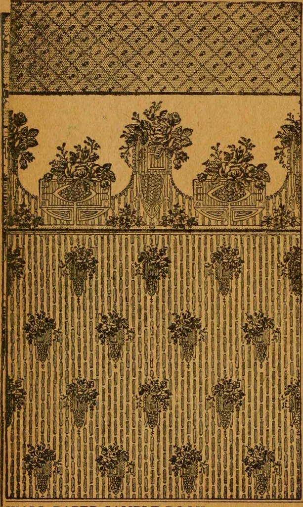 An illustration from Wall paper., 1900, leaf 91