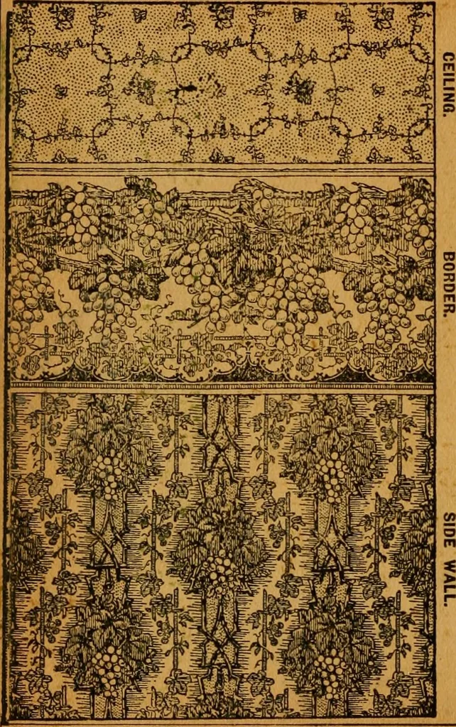 An illustration from Wall paper., 1900, leaf 99