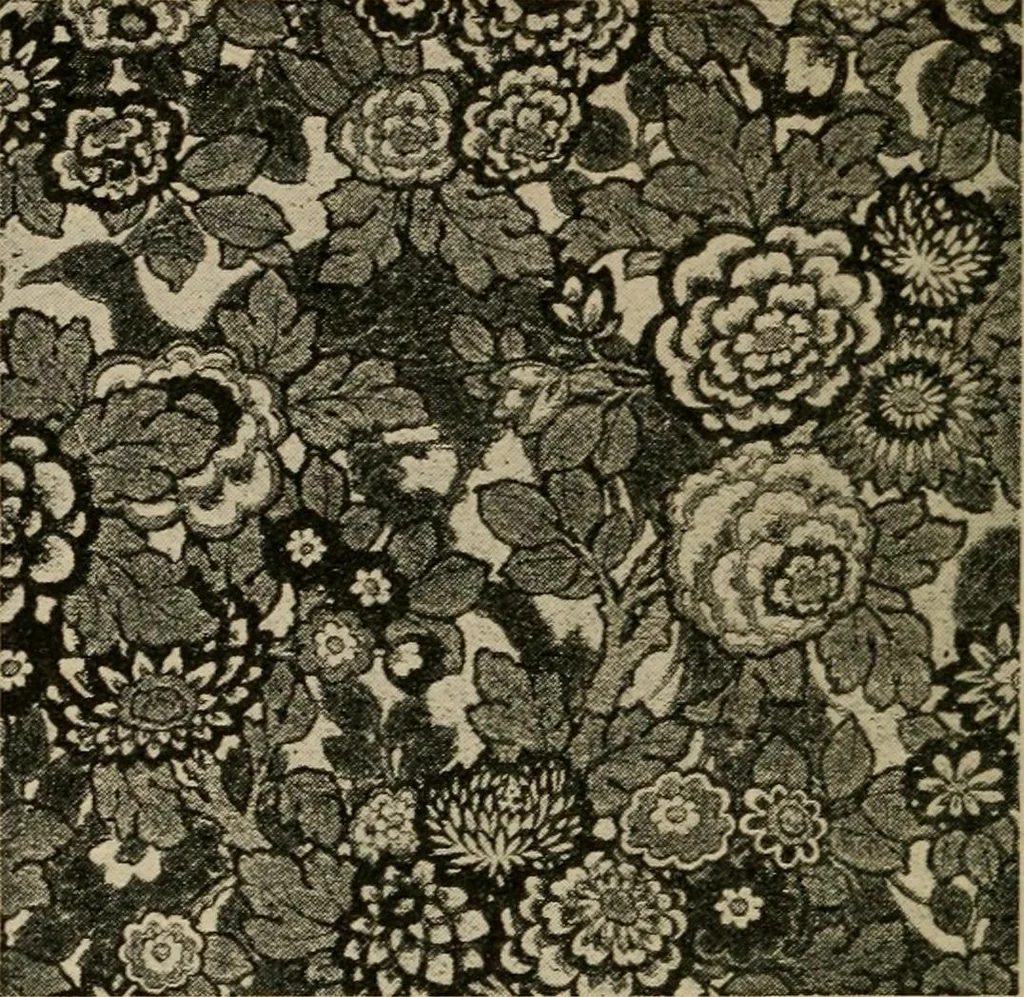 An illustration from Wall paper, its origin, development and manufacture, 1922, leaf 101