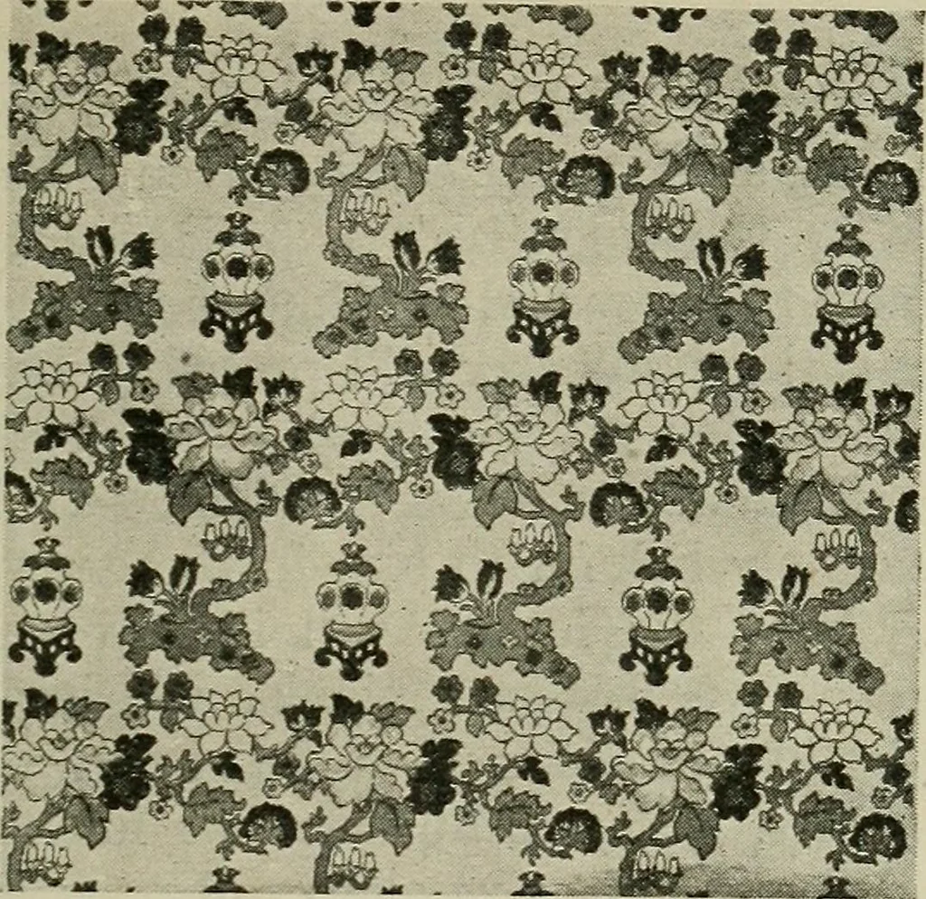 An illustration from Wall paper, its origin, development and manufacture, 1922, leaf 102