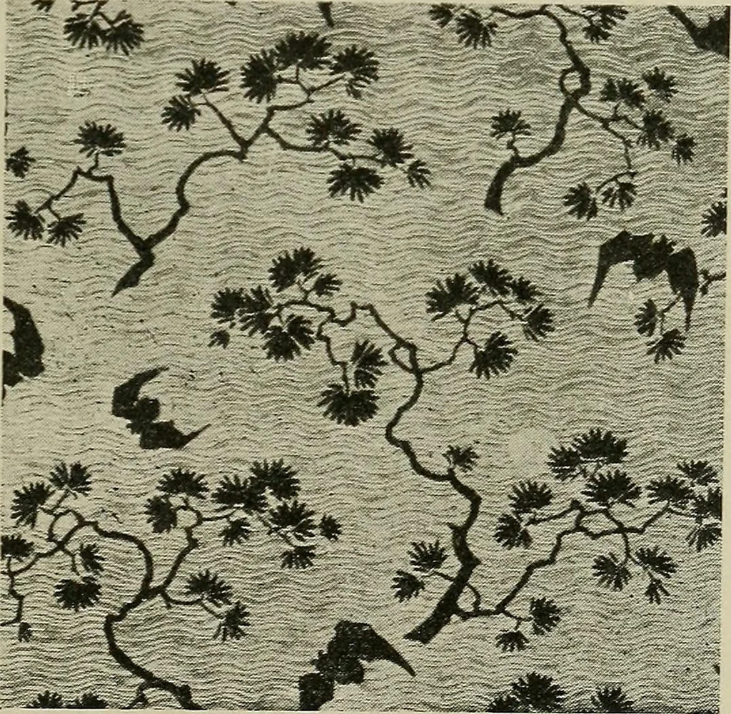 An illustration from Wall paper, its origin, development and manufacture, 1922, leaf 102