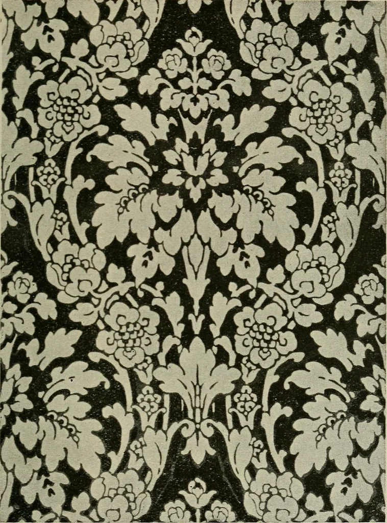 An illustration from Wall paper, its origin, development and manufacture, 1922, leaf 54