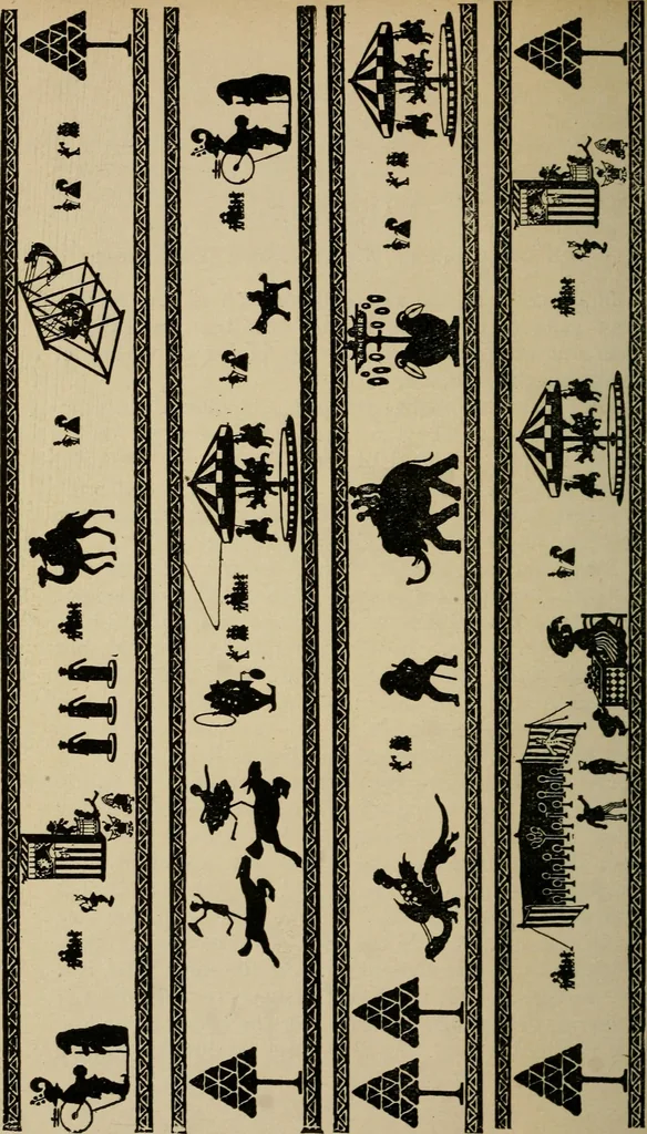 An illustration from Wall paper, its origin, development and manufacture, 1922, leaf 77