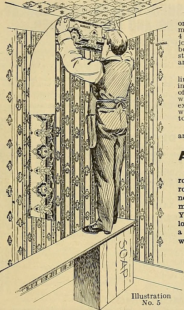 An illustration from Wallpaper samples., 1906, leaf 12