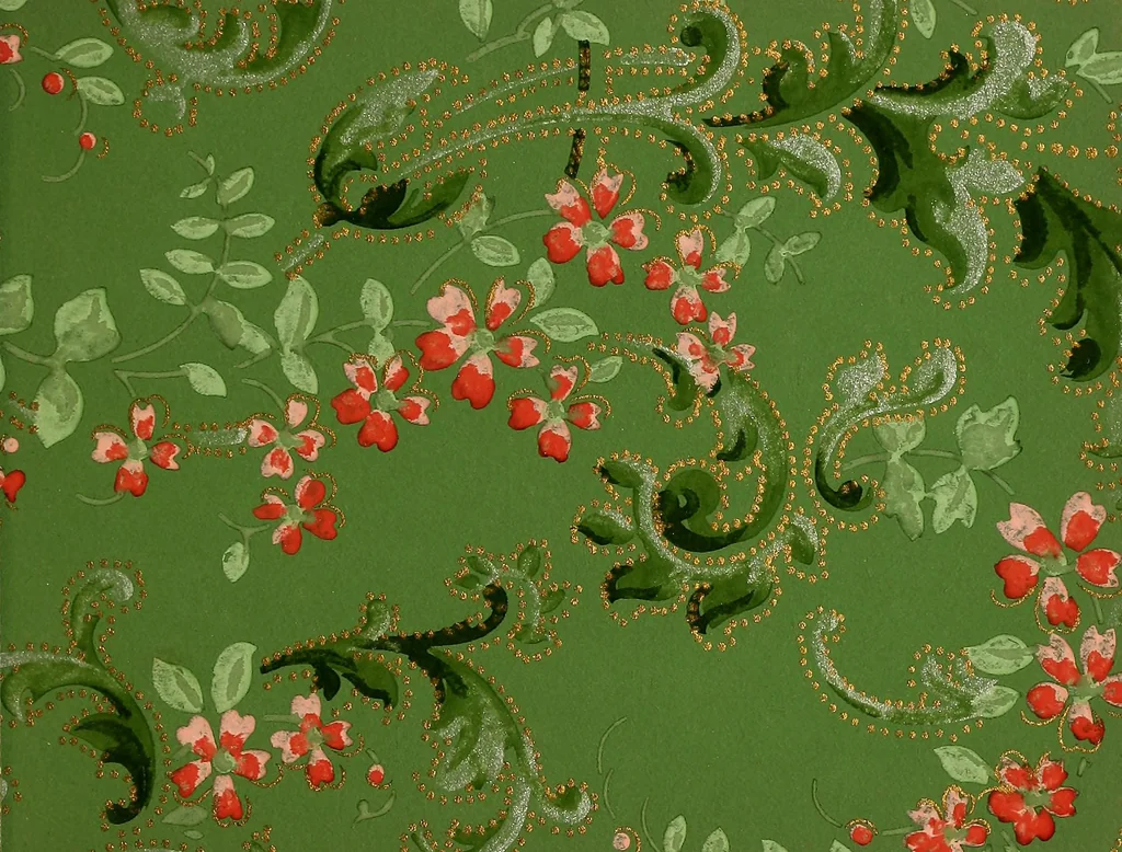 An illustration from Wallpaper samples., 1906, leaf 52