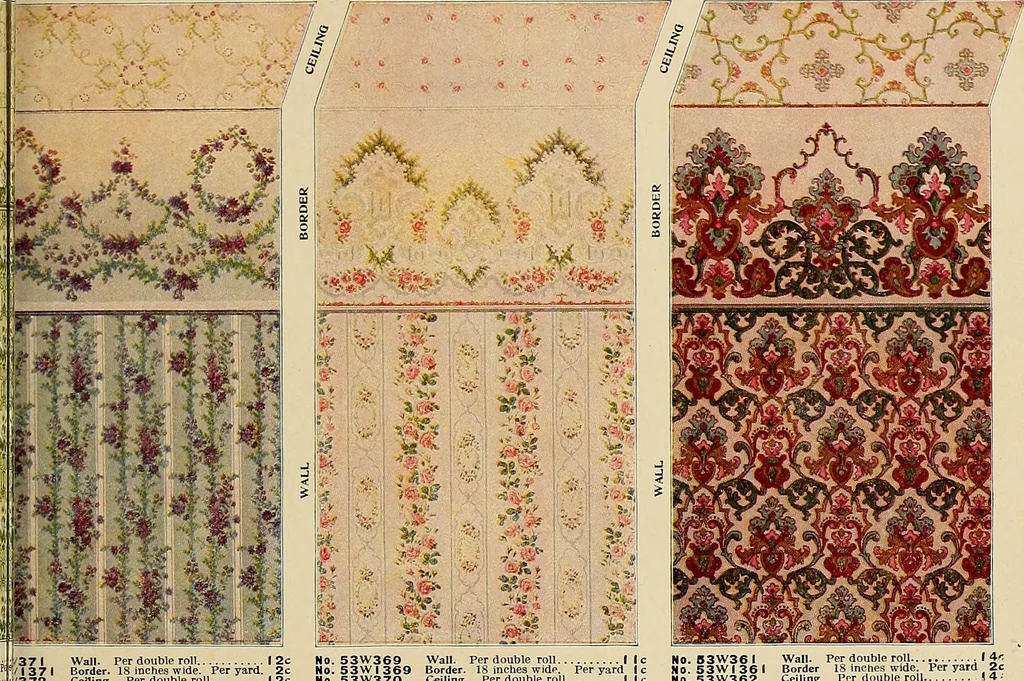 An illustration from Wallpaper samples., 1906, leaf 58