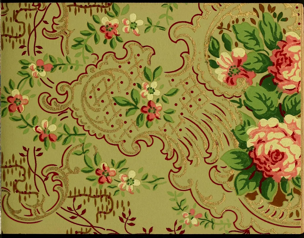 An illustration from Wallpaper samples., 1906, leaf 60
