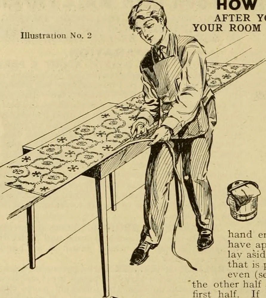 An illustration from Wallpaper samples., 1906, leaf 9