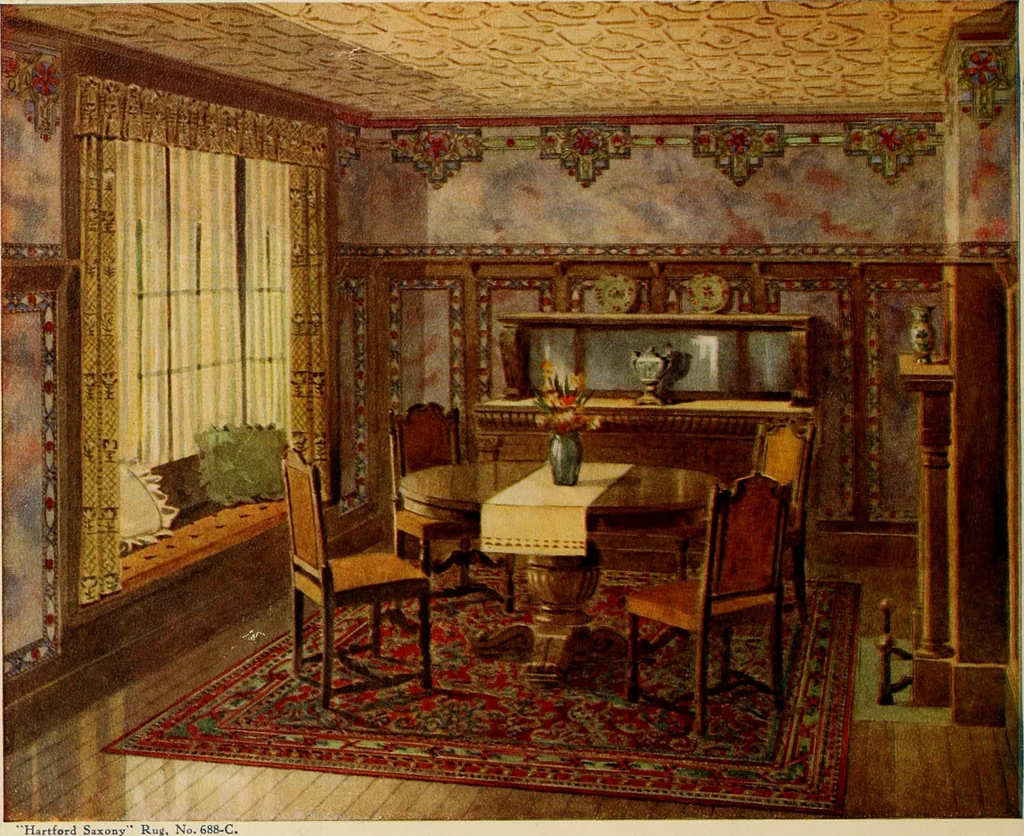 An illustration from Wall papers and cretonnes., 1915, leaf 1