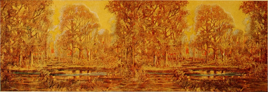 An illustration from Wall papers and cretonnes., 1915, leaf 13