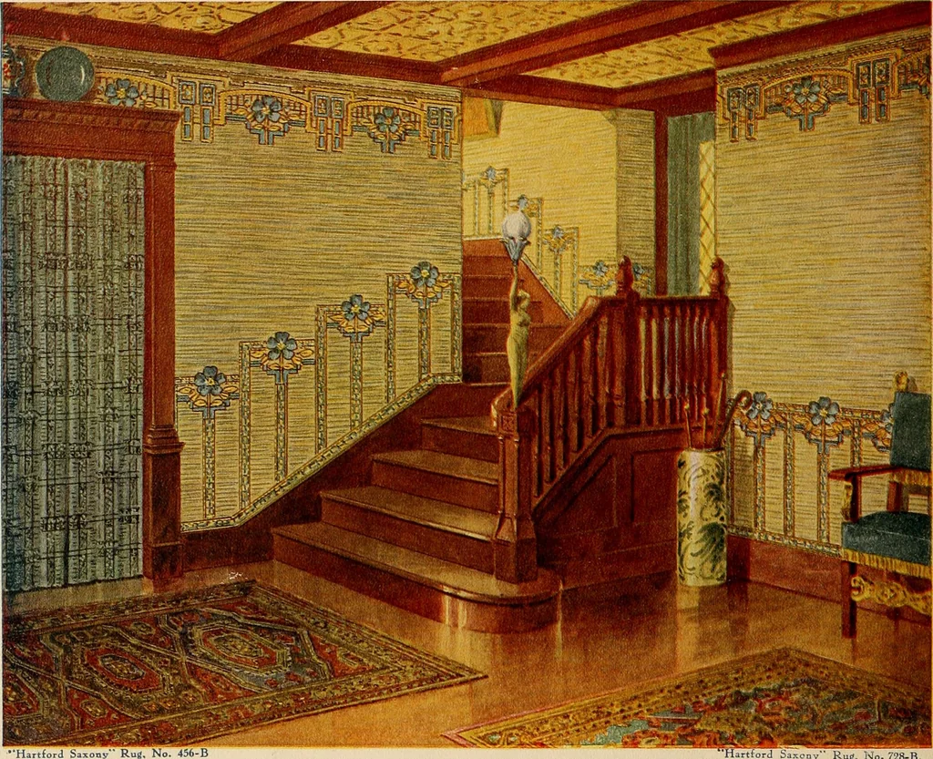 An illustration from Wall papers and cretonnes., 1915, leaf 5