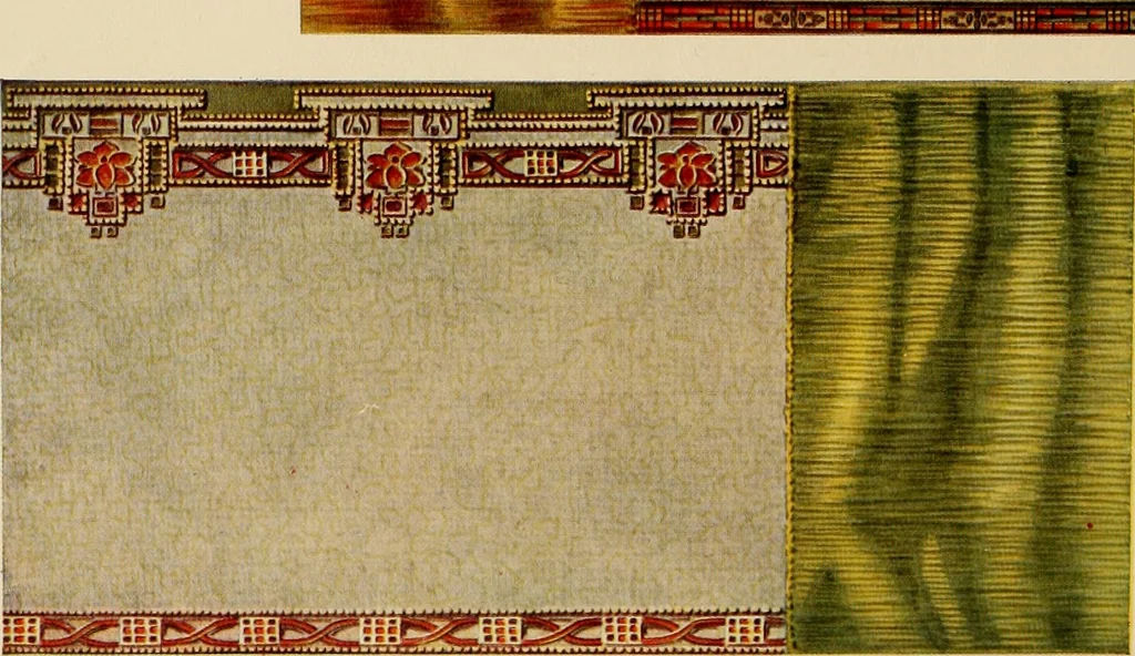 An illustration from Wall papers and cretonnes., 1915, leaf 7