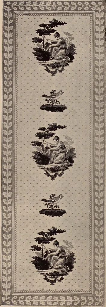 An illustration from Wall-papers old and new : exclusive designs, 1900, leaf 11