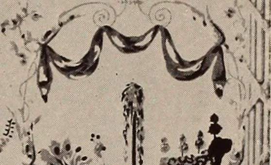 An illustration from Wall-papers old and new : exclusive designs, 1900, leaf 14
