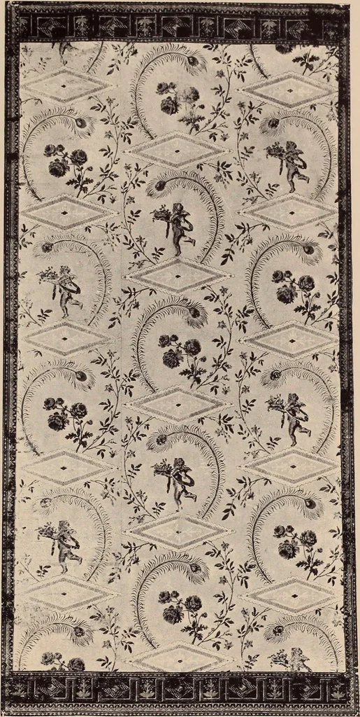 An illustration from Wall-papers old and new : exclusive designs, 1900, leaf 20