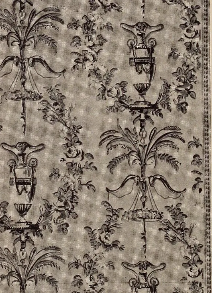An illustration from Wall-papers old and new : exclusive designs, 1900, leaf 23