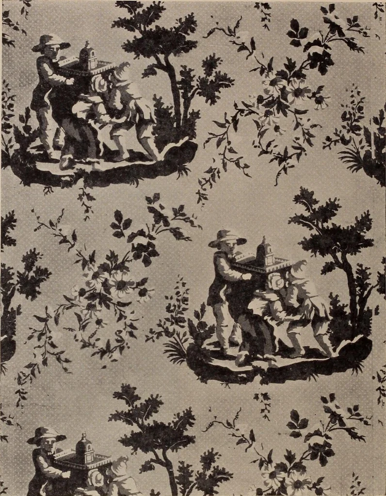 An illustration from Wall-papers old and new : exclusive designs, 1900, leaf 27