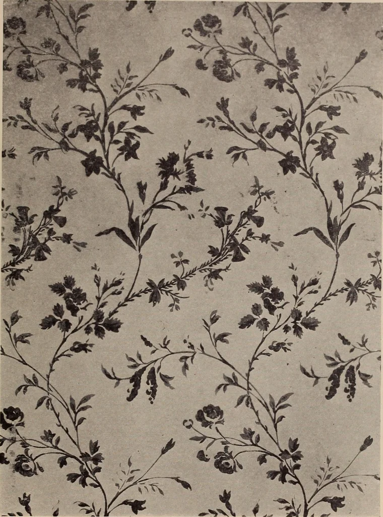 An illustration from Wall-papers old and new : exclusive designs, 1900, leaf 28