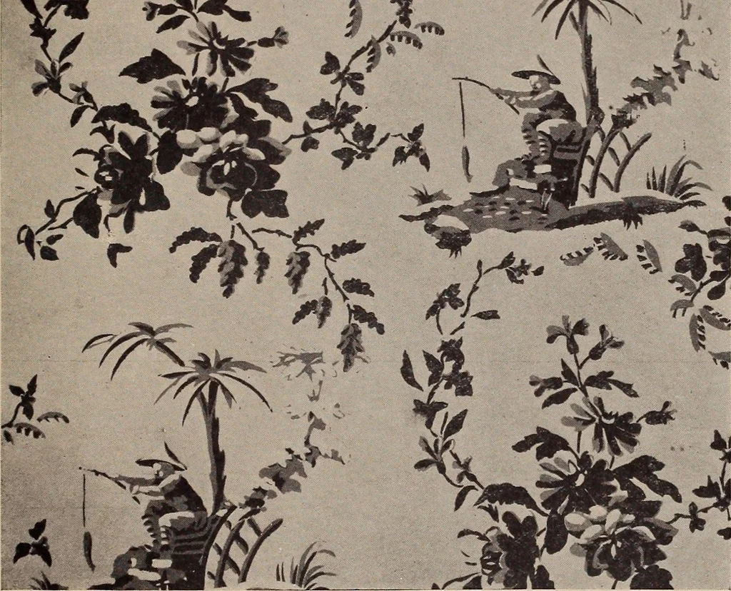 An illustration from Wall-papers old and new : exclusive designs, 1900, leaf 30