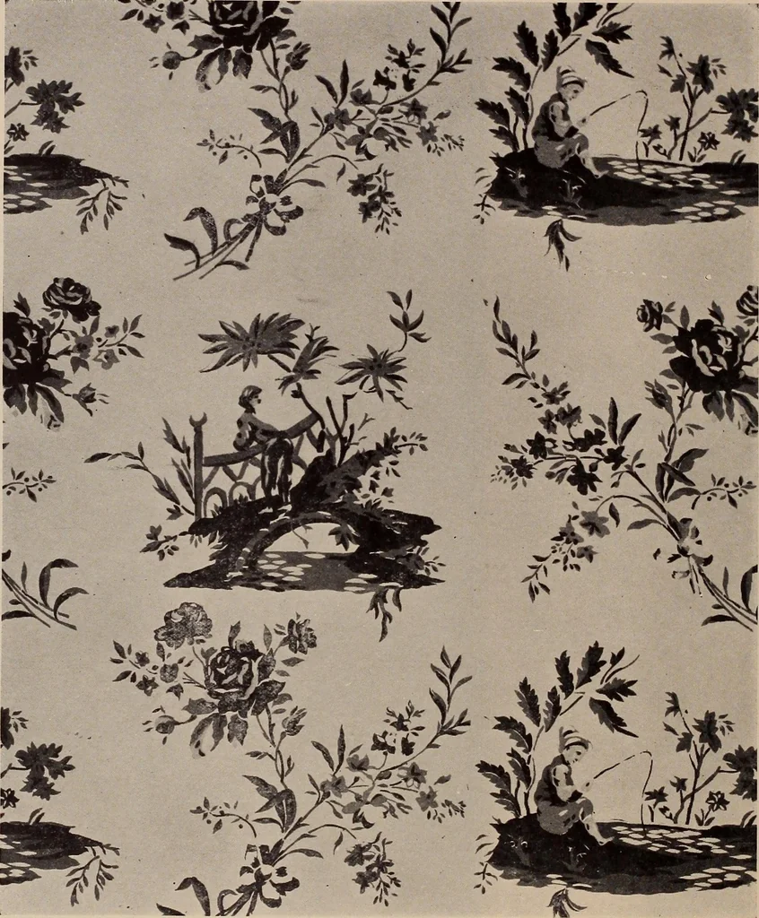 An illustration from Wall-papers old and new : exclusive designs, 1900, leaf 33