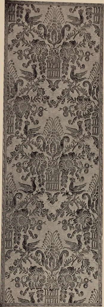 An illustration from Wall-papers old and new : exclusive designs, 1900, leaf 36