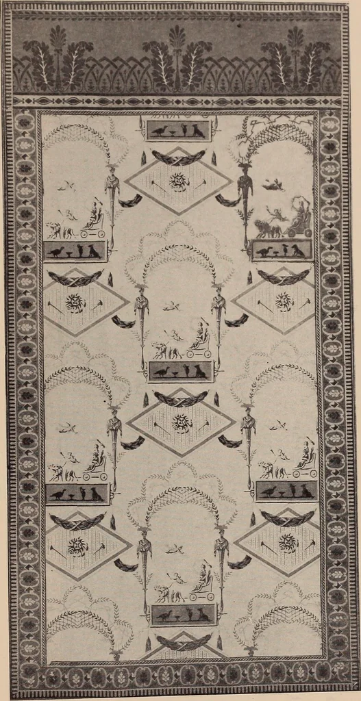 An illustration from Wall-papers old and new : exclusive designs, 1900, leaf 40